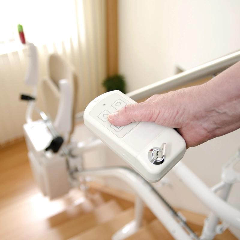 Treppenlift Funkfernbedienung, optional abschließbar